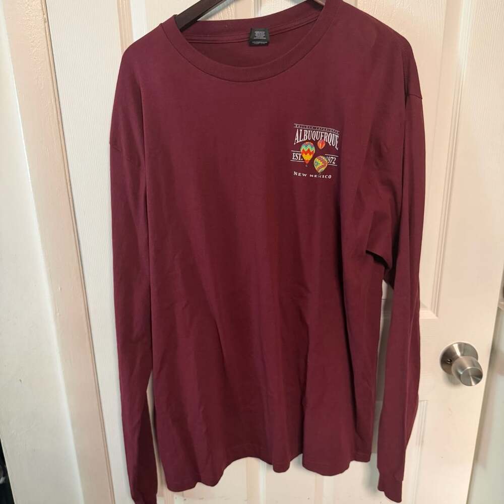 Albuquerque New Mexico Balloon Experience Long Sleeve T Shirt XL Hot Air Balloon